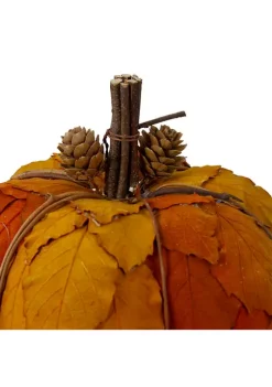 Gordon Companies 7.5 inch Orange and Brown Fall Harvest Tabletop Pumpkin -Bazaar stoe Belk 597