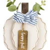 Gordon Companies 9 inch Beige Happy Fall Wooden Pumpkin Fall Harvest Decoration -Bazaar stoe Belk 600