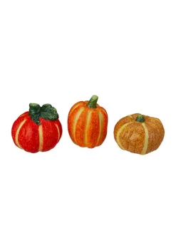 Gordon Companies 6pc Fall Harvest Ceramic Pumpkins Decoration Set -Bazaar stoe Belk 611