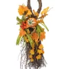 Gordon Companies 26 inch Autumn Harvest Berries and Pumpkin Artificial Teardrop Swag -Bazaar stoe Belk 614