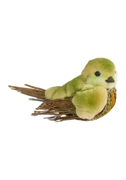 Gordon Companies 8.5 inch Green and Brown Autumn Harvest Twig Bird -Bazaar stoe Belk 628
