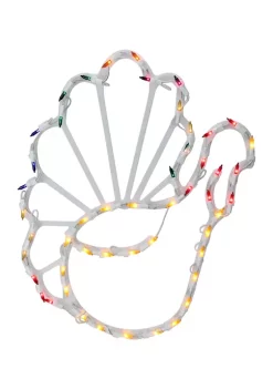 Gordon Companies 18 inch Lighted Turkey Thanksgiving Window Silhouette Decoration -Bazaar stoe Belk 632