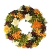 Gordon Companies Autumn Orange and Green Chrysanthemum Artificial Thanksgiving Wreath - 19.5- inch Unlit -Bazaar stoe Belk 633