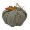 Gordon Companies 6.75 inch Green Burlap Autumn Harvest Table Top Pumpkin -Bazaar stoe Belk 741