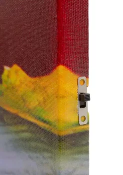 Gordon Companies LED Lighted Fall Candle with Berries Canvas Wall Art 23.5 inch x 15.75 inch -Bazaar stoe Belk 749