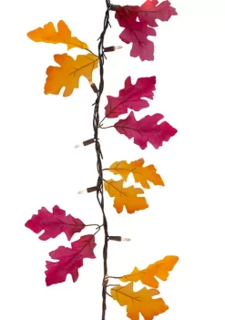 Gordon Companies 35-Count Fall Harvest Leaves Mini Light Garland Set 8.75ft Brown Wire -Bazaar stoe Belk 753