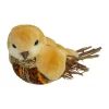 Gordon Companies 8.5 inch Orange and Brown Autumn Harvest Twig Bird -Bazaar stoe Belk 759