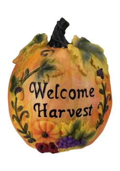 Gordon Companies 7 inch Orange and Green Floral Welcome Harvest Thanksgiving Tabletop Figure -Bazaar stoe Belk 771