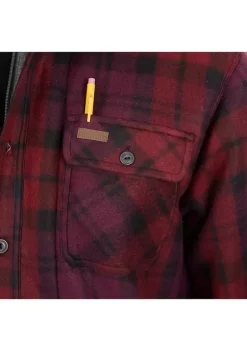 Smith's Workwear Sherpa-Lined Microfleece Shirt Jacket -Bazaar stoe Belk 797