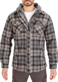 Smith's Workwear Sherpa-Lined Microfleece Shirt Jacket -Bazaar stoe Belk 799