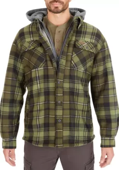 Smith's Workwear Sherpa-Lined Microfleece Shirt Jacket -Bazaar stoe Belk 800