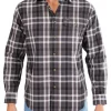Smith's Workwear Plaid Pocket Flannel Button-Up Shirt 2 Smith's Workwear Plaid Pocket Flannel Button-Up Shirt -Bazaar stoe Belk 807