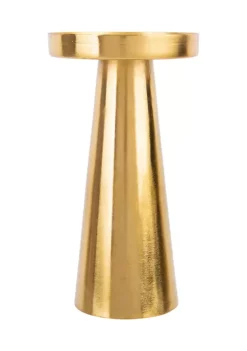 Bazaar Medium Gold Pillar Holder