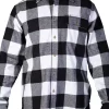 Smith's Workwear Buffalo Pocket Flannel Button-Up Shirt -Bazaar stoe Belk 842