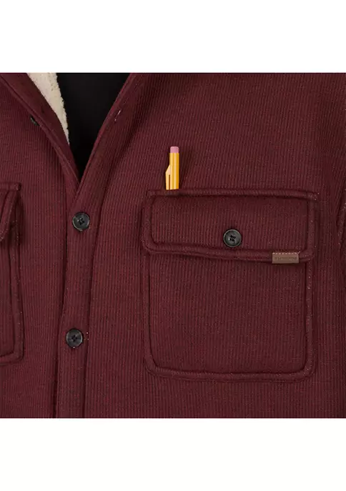 Smith's Workwear Sherpa Heather Thermal Shirt Jacket 5 Smith's Workwear Sherpa Heather Thermal Shirt Jacket - Image 3