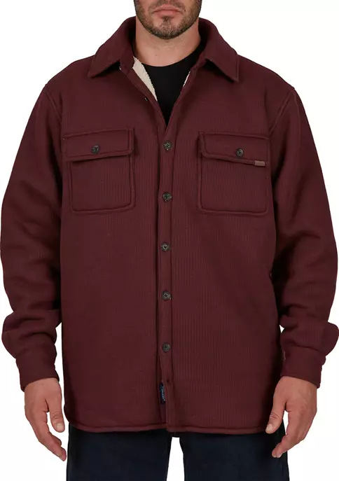 Smith's Workwear Sherpa Heather Thermal Shirt Jacket 9 Smith's Workwear Sherpa Heather Thermal Shirt Jacket - Image 7
