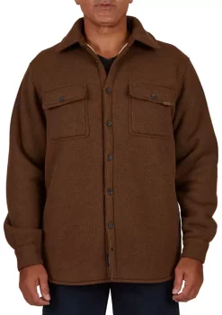 Smith's Workwear Sherpa Heather Thermal Shirt Jacket 17 Smith's Workwear Sherpa Heather Thermal Shirt Jacket -Bazaar stoe Belk 861