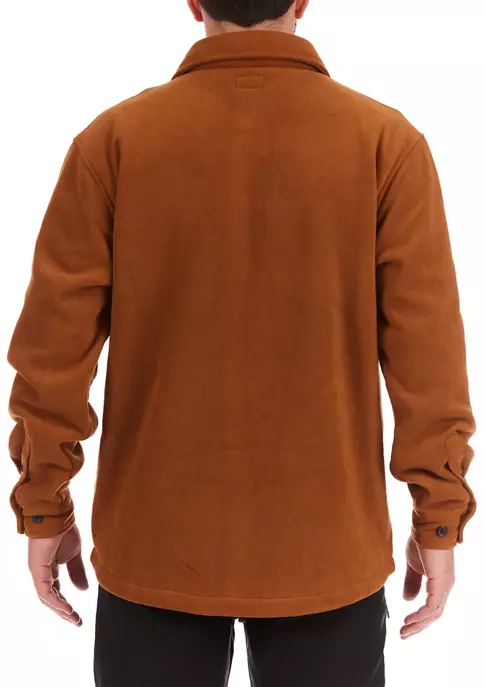 Smith's Workwear Sherpa Lined Fleece Shirt Jacket 4 Smith's Workwear Sherpa Lined Fleece Shirt Jacket - Image 2