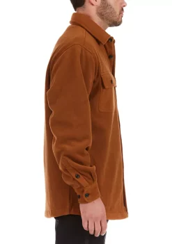 Smith's Workwear Sherpa Lined Fleece Shirt Jacket 10 Smith's Workwear Sherpa Lined Fleece Shirt Jacket -Bazaar stoe Belk 892