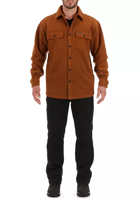 Smith's Workwear Sherpa Lined Fleece Shirt Jacket 7 Smith's Workwear Sherpa Lined Fleece Shirt Jacket - Image 5
