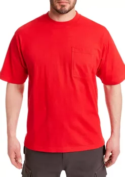 Smith's Workwear Cotton Crew Neck Tee with Extended Tail -Bazaar stoe Belk 900