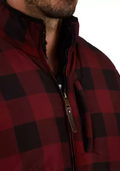 Smith's Workwear Printed Sherpa Lined Vest -Bazaar stoe Belk 903