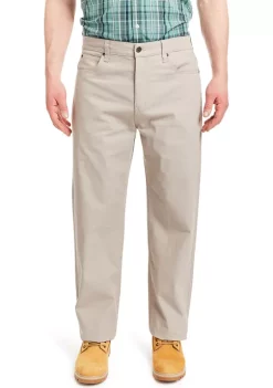 Smith's Workwear Men's 5 Pocket Canvas Stretch Pants -Bazaar stoe Belk 912