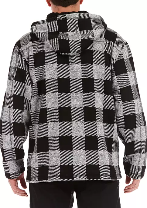 Smith's Workwear Buffalo Sweater Fleece Hooded Jacket 4 Smith's Workwear Buffalo Sweater Fleece Hooded Jacket - Image 2