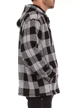 Smith's Workwear Buffalo Sweater Fleece Hooded Jacket 11 Smith's Workwear Buffalo Sweater Fleece Hooded Jacket -Bazaar stoe Belk 933