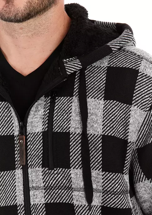 Smith's Workwear Buffalo Sweater Fleece Hooded Jacket 6 Smith's Workwear Buffalo Sweater Fleece Hooded Jacket - Image 4