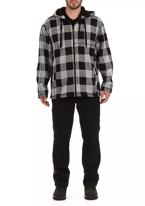 Smith's Workwear Buffalo Sweater Fleece Hooded Jacket 7 Smith's Workwear Buffalo Sweater Fleece Hooded Jacket - Image 5