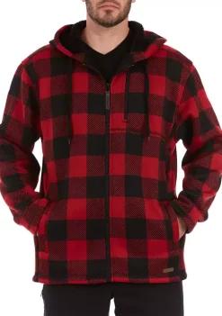 Smith's Workwear Buffalo Sweater Fleece Hooded Jacket 14 Smith's Workwear Buffalo Sweater Fleece Hooded Jacket -Bazaar stoe Belk 936