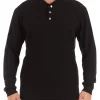 Smith's Workwear Sherpa Bonded Thermal Henley Pullover -Bazaar stoe Belk 951