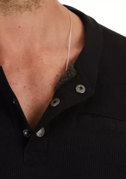 Smith's Workwear Sherpa Bonded Thermal Henley Pullover -Bazaar stoe Belk 954