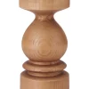 Bazaar Elements 8" Wood Dark Natural Candleholder -Bazaar stoe Belk 96