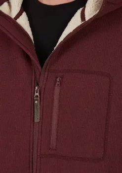 Smith's Workwear Sherpa Lined Hooded Thermal Shirt Jacket -Bazaar stoe Belk 962