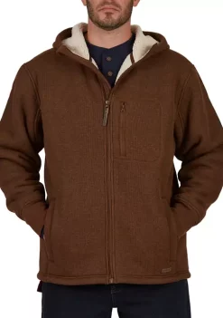 Smith's Workwear Sherpa Lined Hooded Thermal Shirt Jacket -Bazaar stoe Belk 965