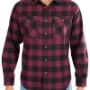Smith's Workwear Buffalo Two-Pocket Flannel Shirt -Bazaar stoe Belk 982