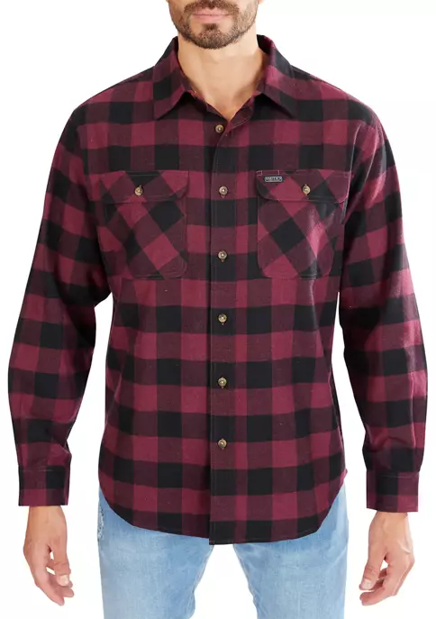 Smith's Workwear Buffalo Two-Pocket Flannel Shirt 4 Smith's Workwear Buffalo Two-Pocket Flannel Shirt - Image 2
